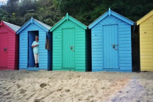 Beach huts from verymissberry