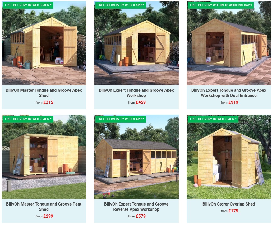 The Shed Companies That Have A Large Range Of Garden Buildings On Sale